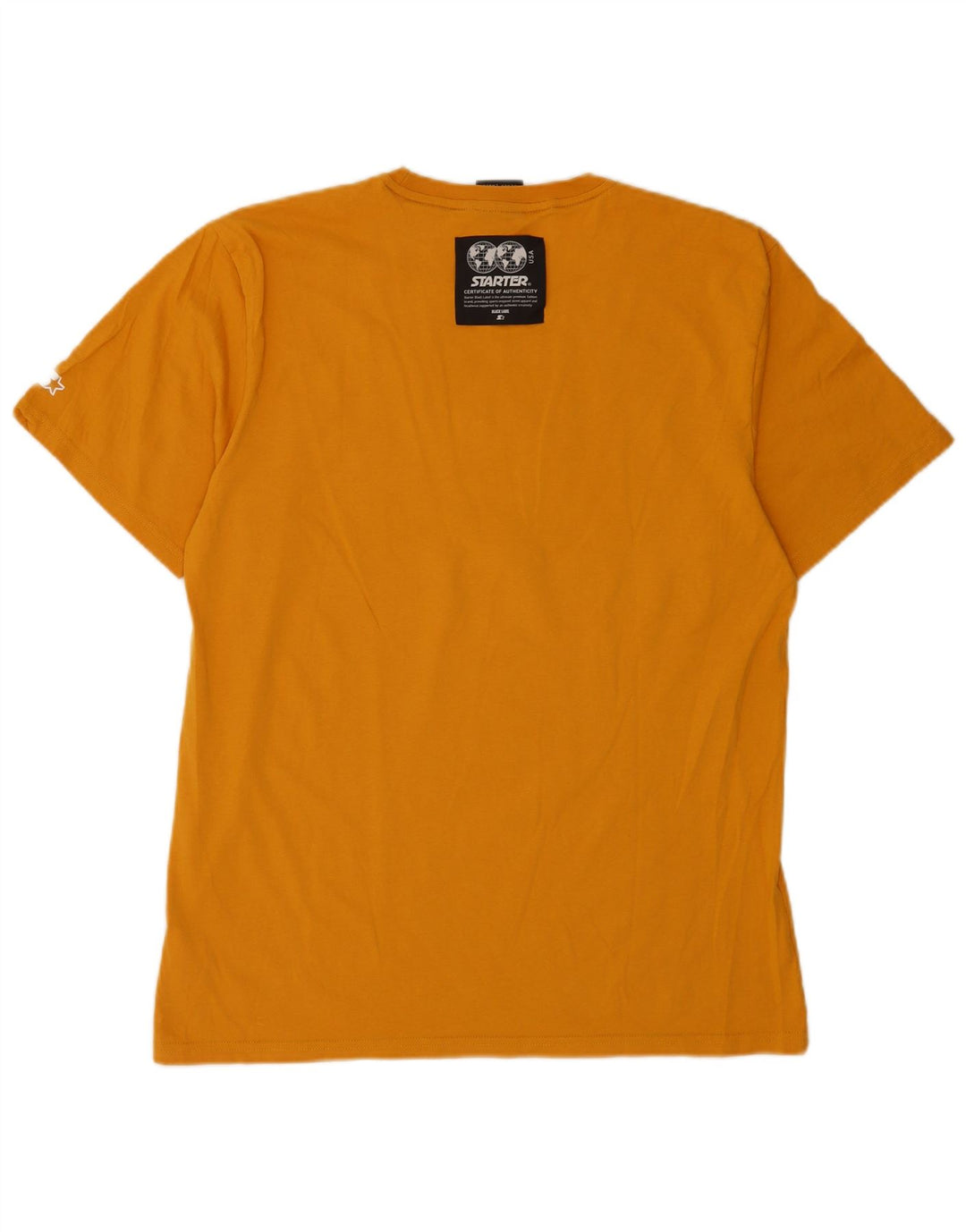 Camiseta gráfica masculina Starter Top 2XL algodão amarelo