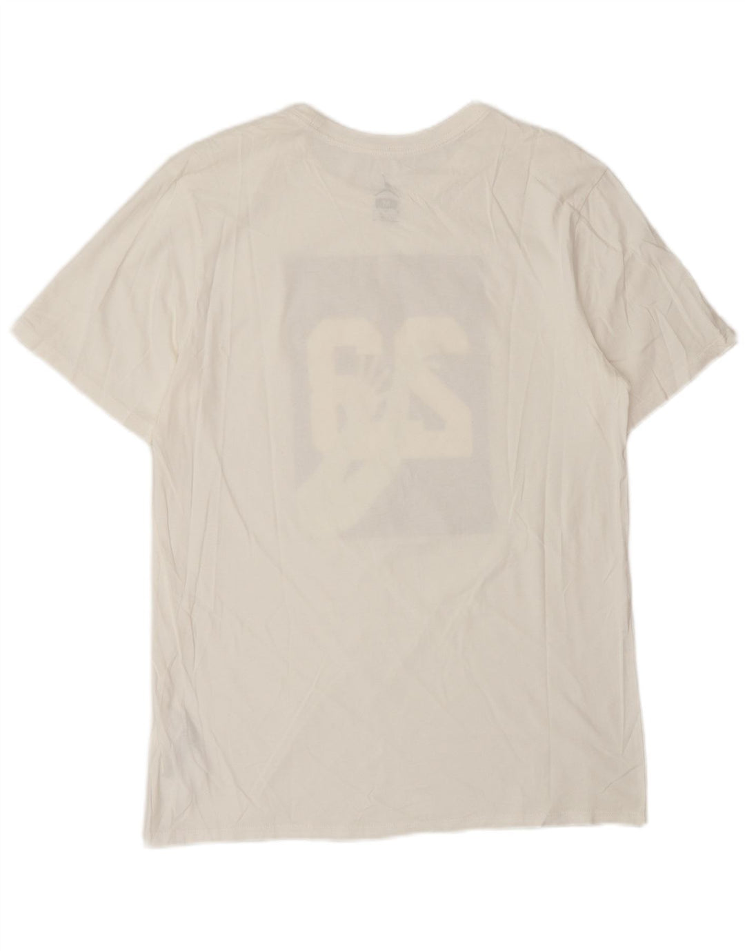 Camiseta Jordan masculina gráfica Top médio algodão branco