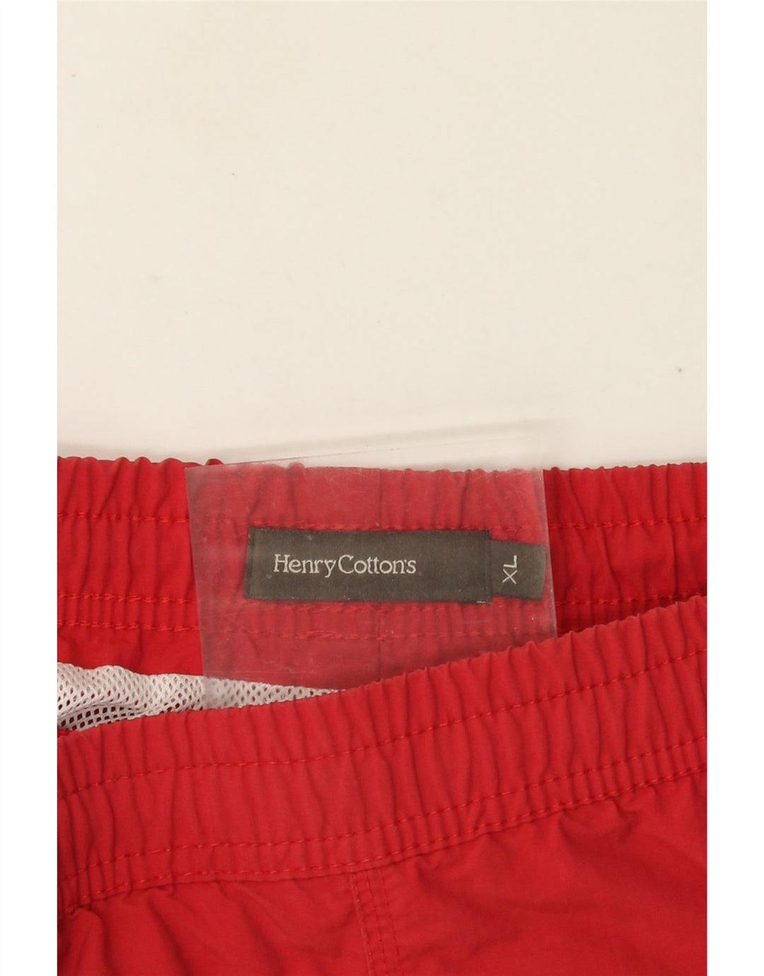 Shorts de natação masculino Henry Cottons XL vermelho