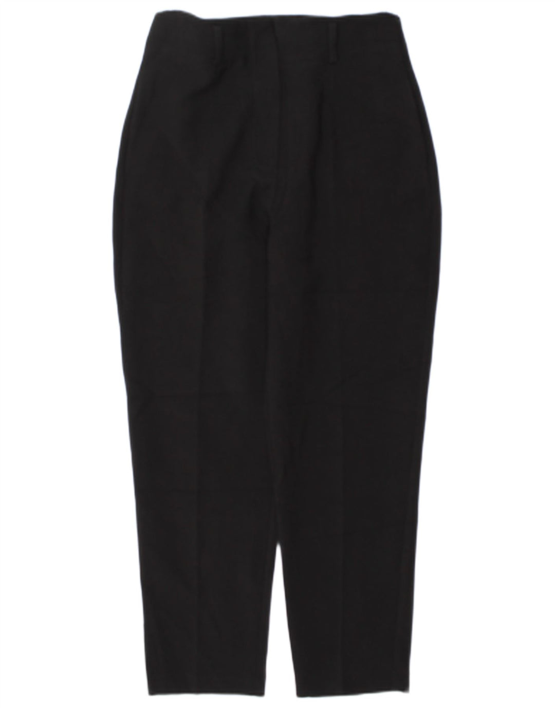 Zara Calça feminina casual cônica média W28 L27 poliéster preto