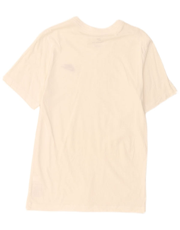Nike Mens Camiseta Top Pequeno Off White Algodão