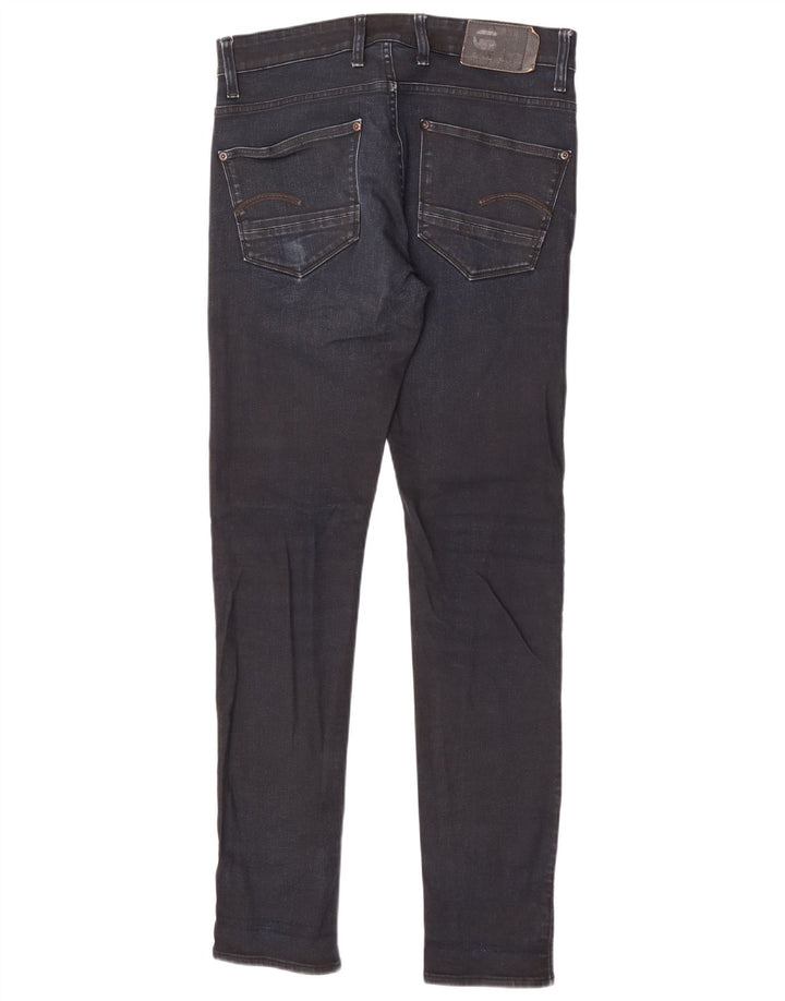 G-Star Masculino Revend Slim Jeans W32 L34 Azul Marinho Algodão