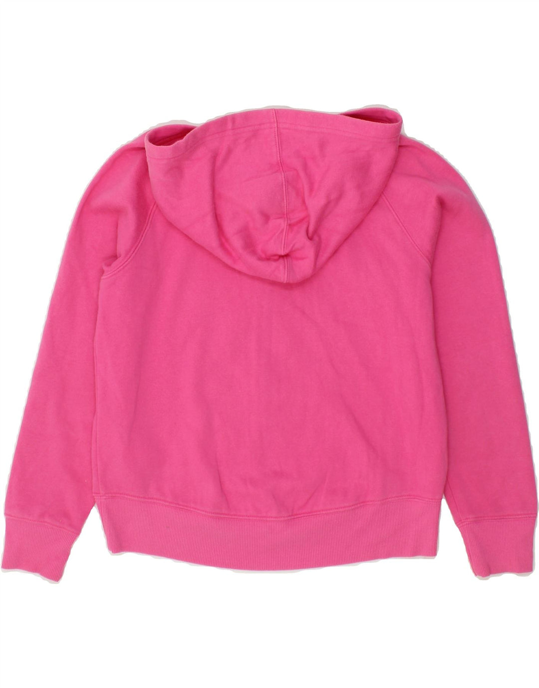 CONVERSE Girls Zip Hoodie Sweater 13-14 Years XL Pink Cotton Vintage Converse and Second-Hand Converse from Messina Hembry 