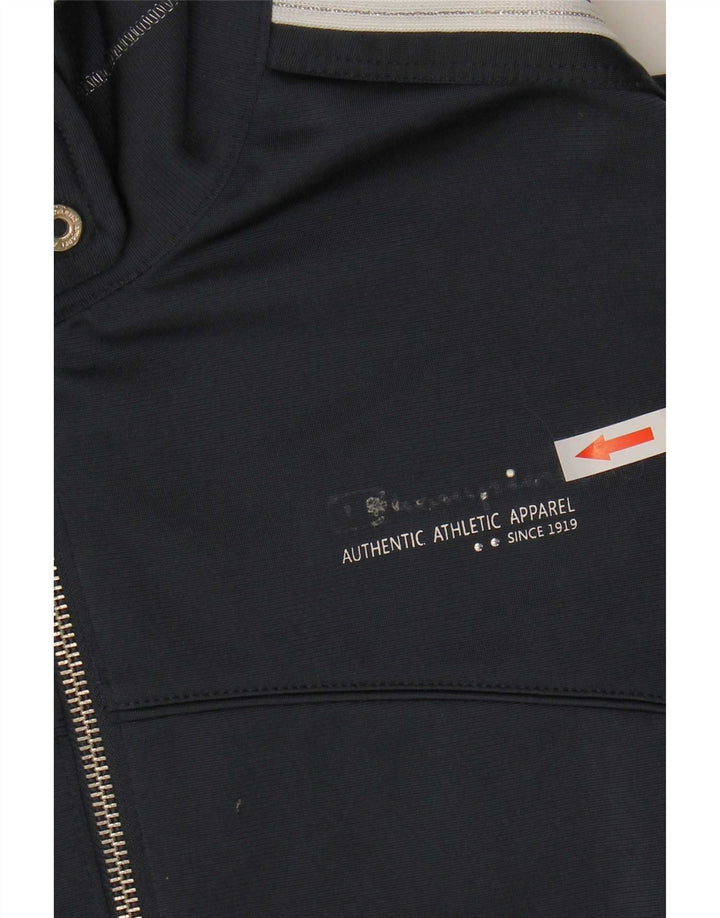 Jaqueta feminina Champion Heritage Fit Tracksuit UK 14 Médio Azul Marinho