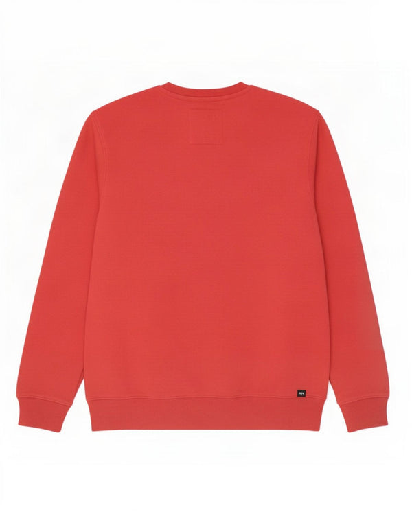 Crew Clothing Mens Gráfico Moletom Jumper Grande Algodão Rosa