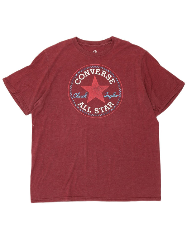 Camiseta masculina CONVERSE Chuck Taylor Graphic Top Marrom Médio