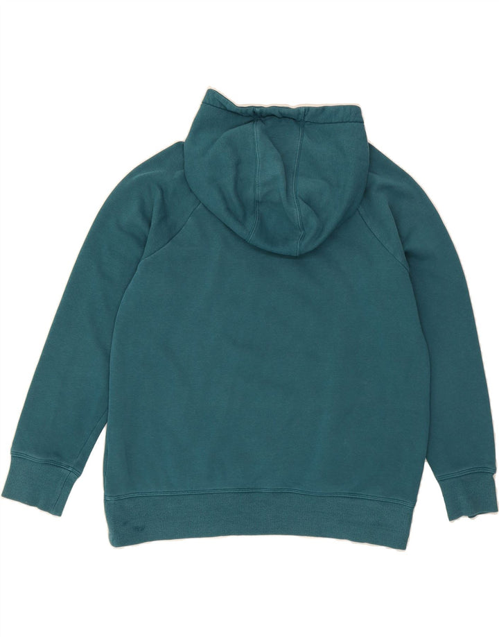 UNDER ARMOUR Womens Hoodie Jumper UK 14 Medium Green Cotton Vintage Under Armour and Second-Hand Under Armour from Messina Hembry 
