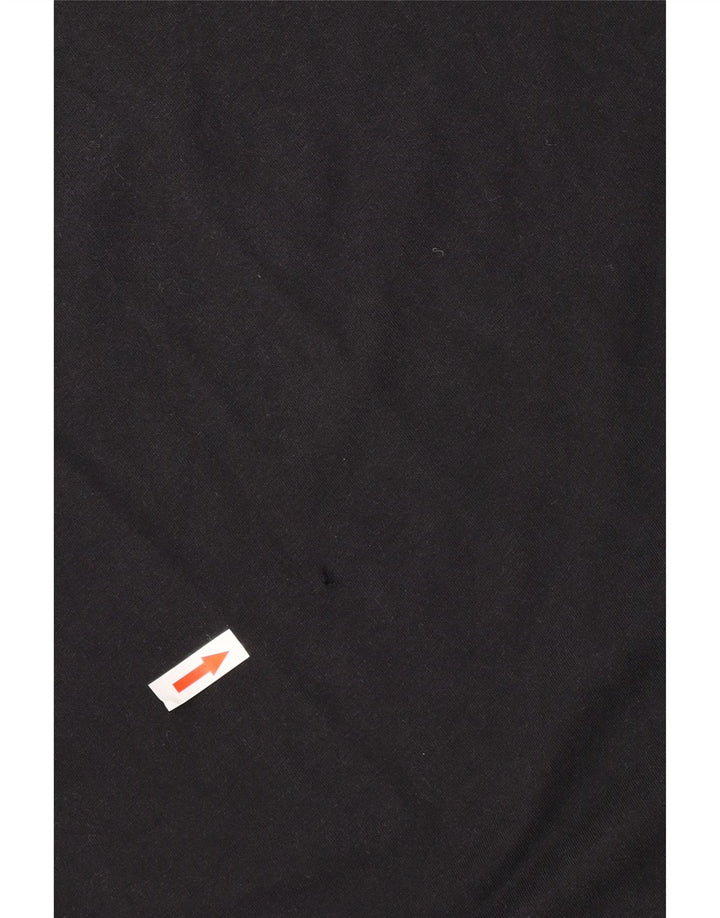 Camiseta gráfica masculina Kappa Top médio preto