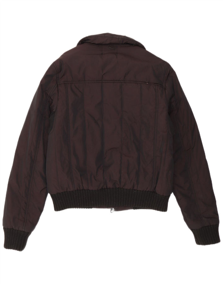 Jaqueta bomber feminina Refrigiwear UK 14 médio Borgonha Nylon