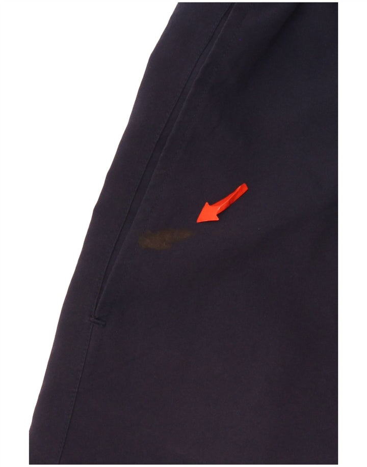 Shorts esportivos masculinos Adidas médio azul marinho poliéster