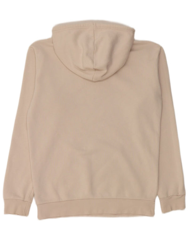 Adidas Mens Hoodie Jumper Pequeno Algodão Bege