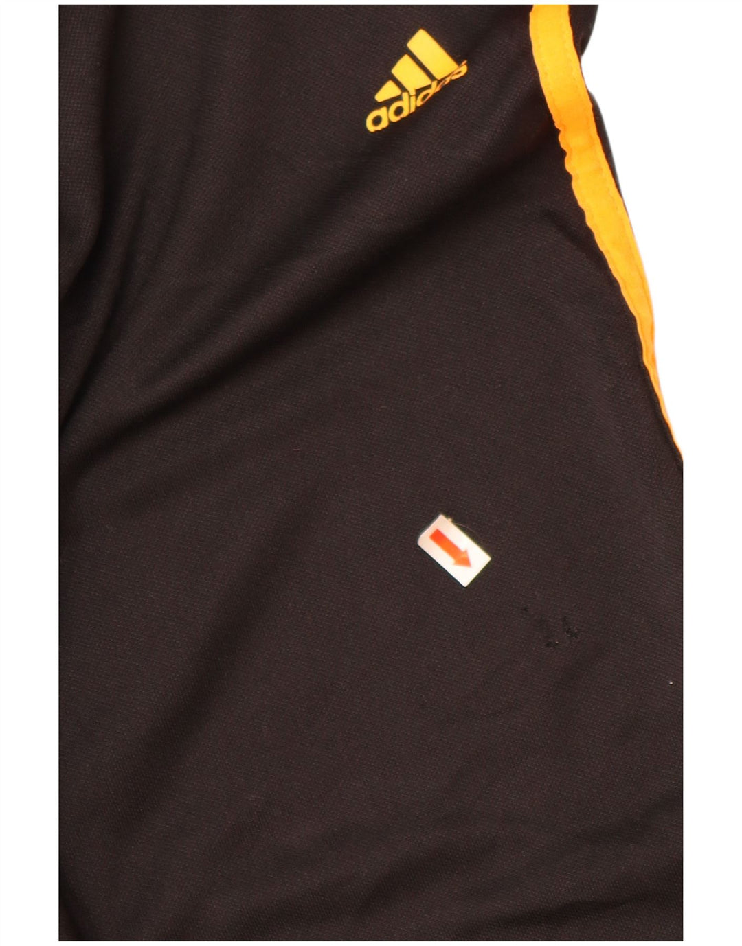 ADIDAS Boys Climalite Tracksuit Trousers 11-12 Years Black Polyester
