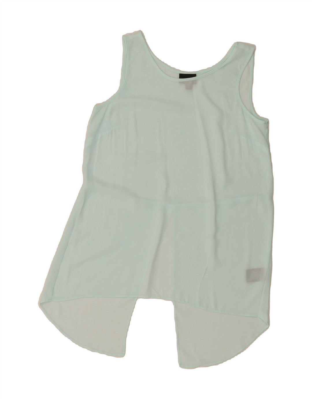 MOSSIMO Womens Asymmetric Sleeveless Blouse Top UK 6 XS Turquoise Vintage Mossimo and Second-Hand Mossimo from Messina Hembry 