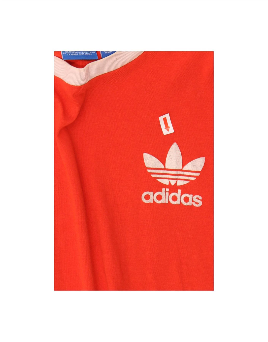 Camiseta Adidas Feminina Top UK 12 Médio Algodão Vermelho