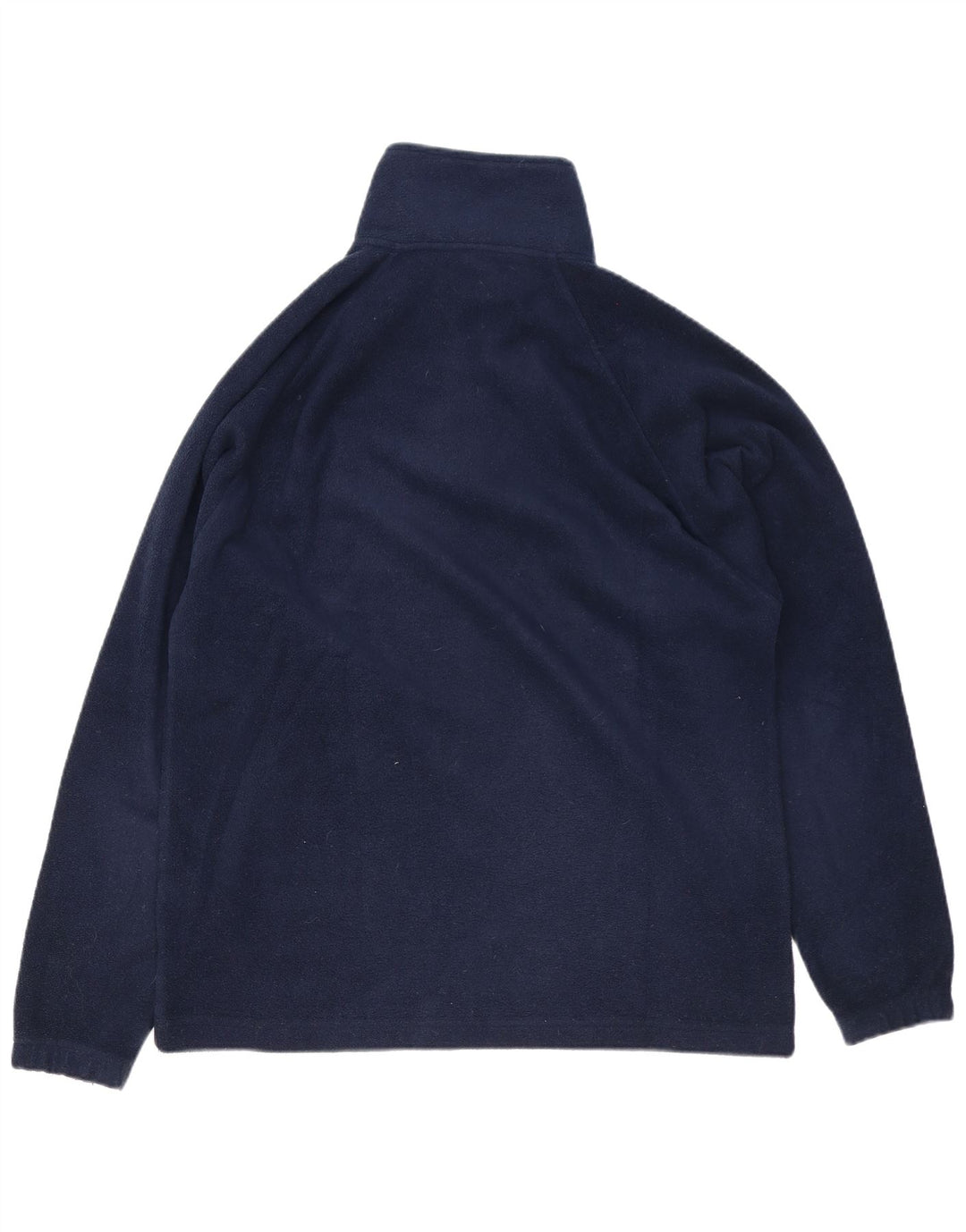 Suéter de lã masculino Kappa com zíper e gola média azul marinho poliéster