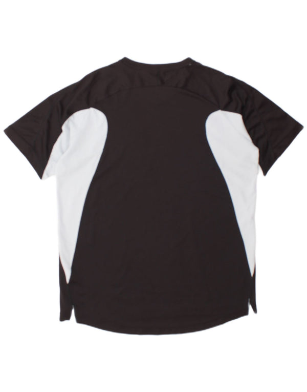 Camiseta masculina Fila Top grande bloco colorido preto