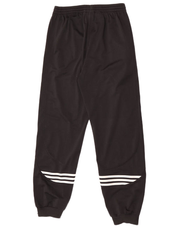 Adidas meninos calças de treino joggers 13-14 anos preto poliéster