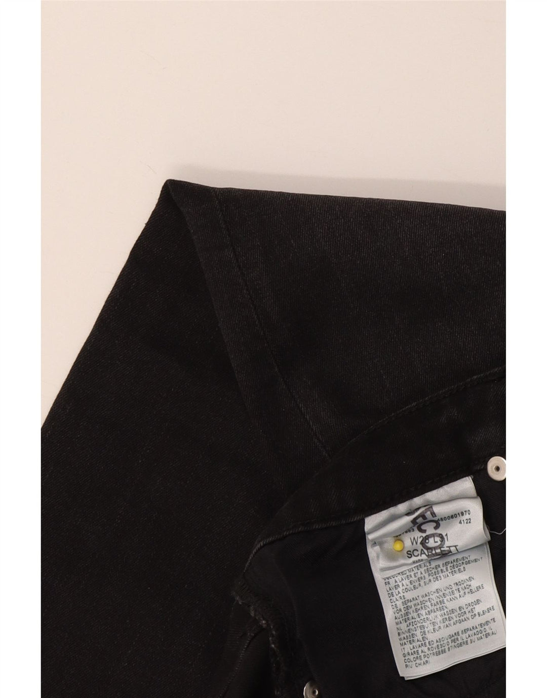 Calça jeans skinny feminina Lee W28 L27 algodão cinza