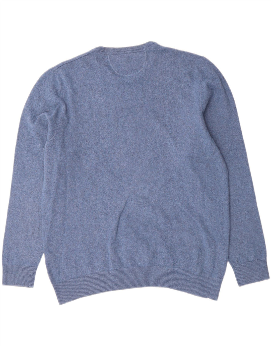 Charles Vogele Suéter masculino com gola redonda 2XL lã azul