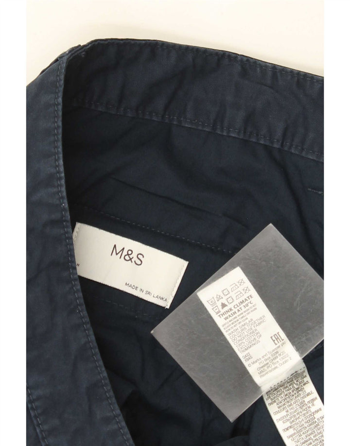 Shorts cargo masculino Marks & Spencer W44 2XL algodão azul marinho