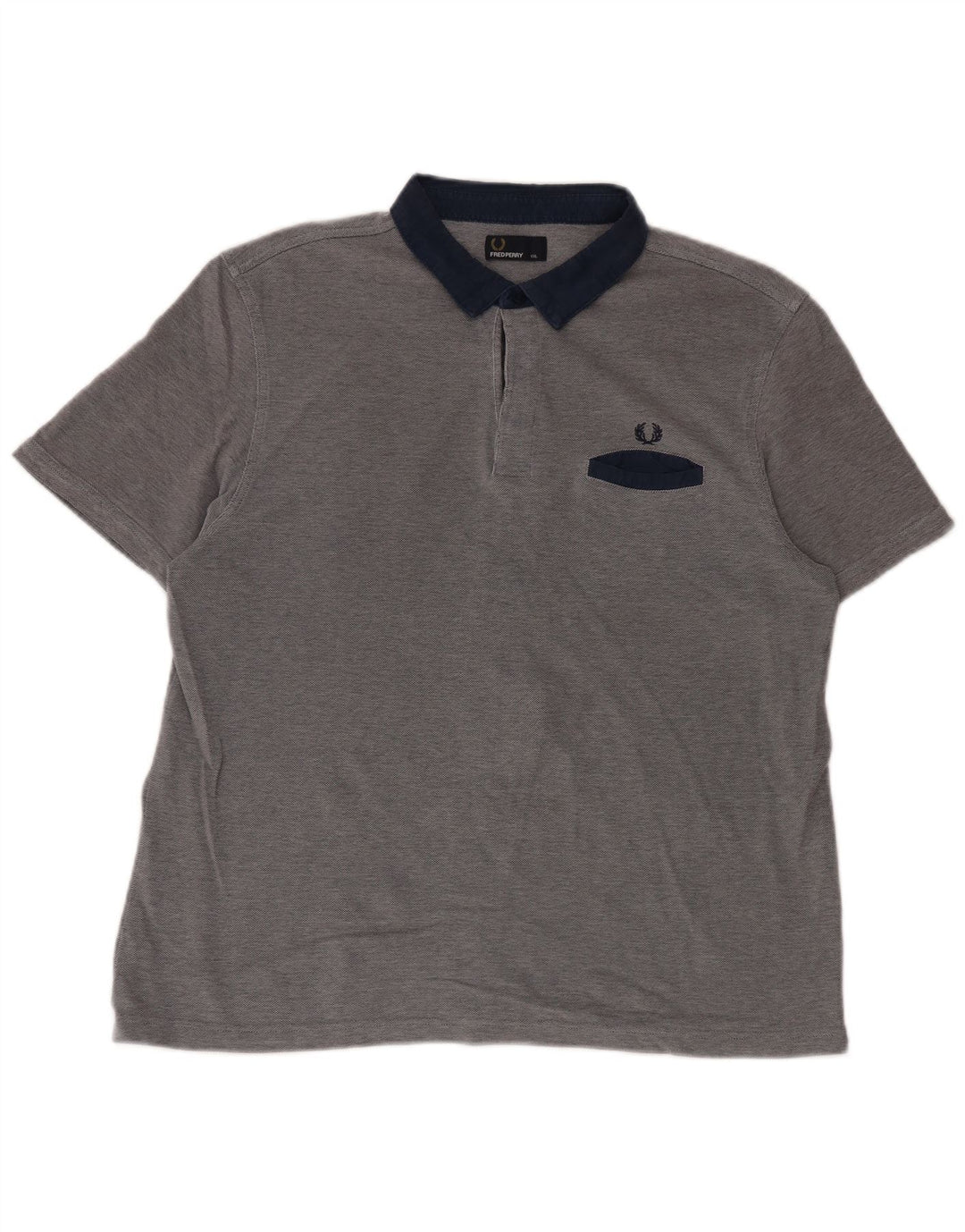 Camisa pólo masculina Fred Perry 2XL azul marinho