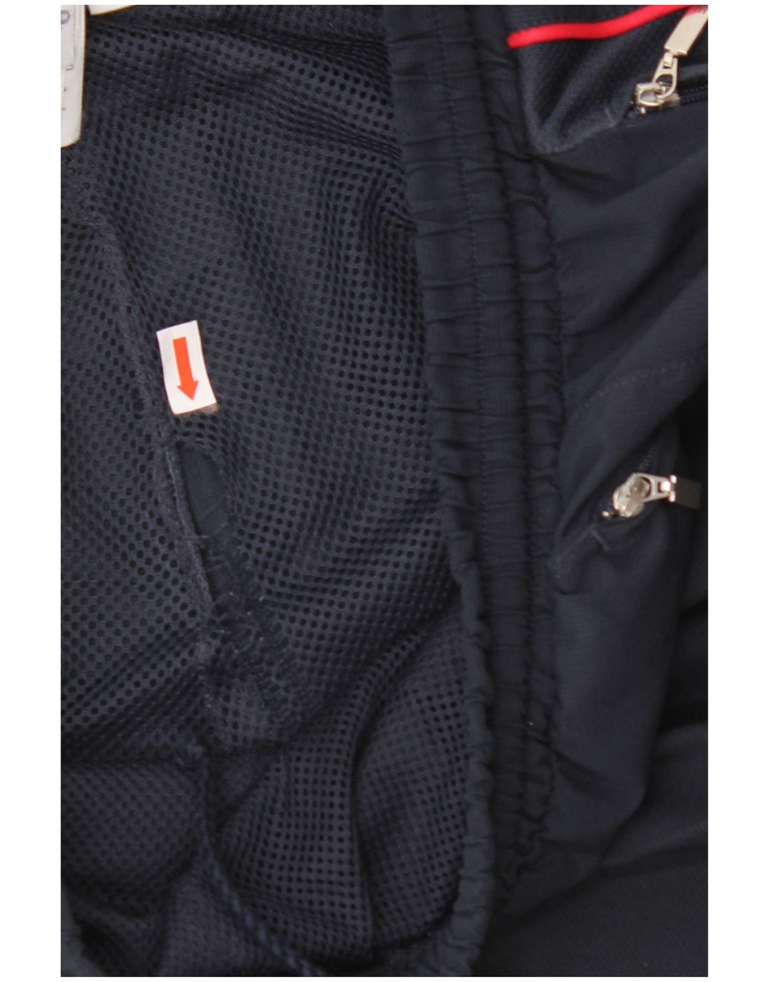 Calças de treino masculinas ADIDAS pequenas poliéster azul marinho