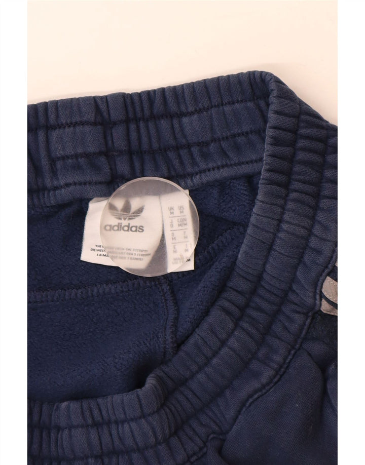 Adidas Mens Treino Calças Joggers Médio Azul Marinho Algodão