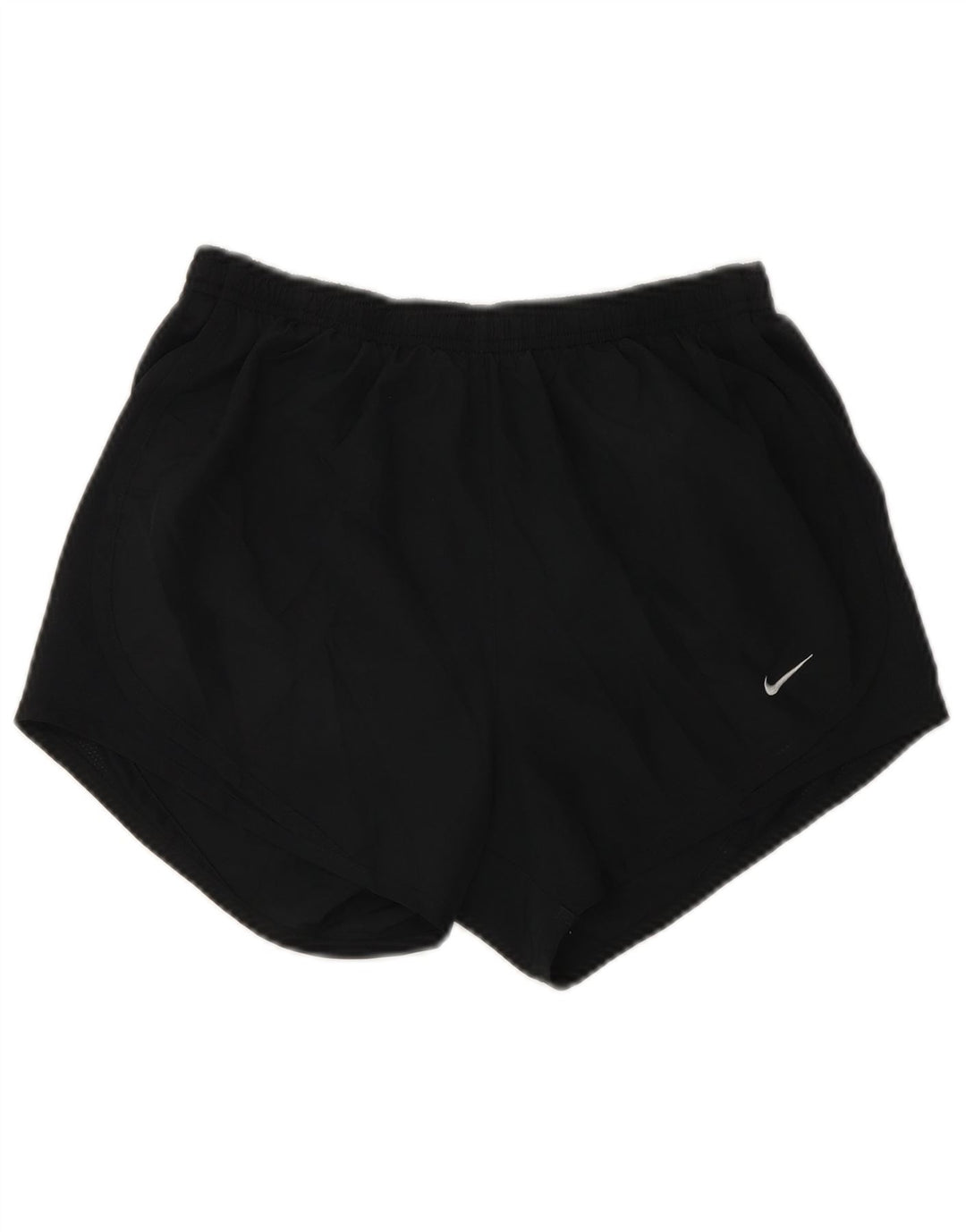Shorts esportivos femininos Nike Dri Fit UK 4 XS preto poliéster