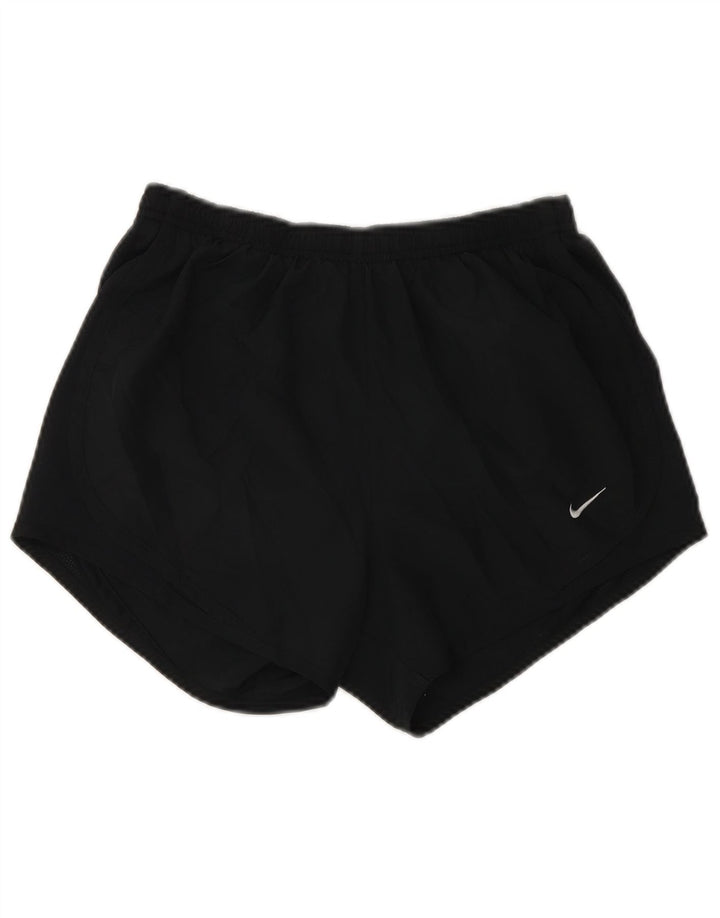 Shorts esportivos femininos Nike Dri Fit UK 4 XS preto poliéster