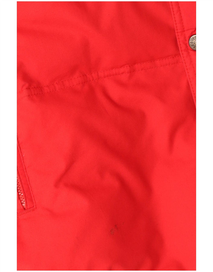 Jaqueta acolchoada masculina Ellesse UK 42 XL algodão vermelho