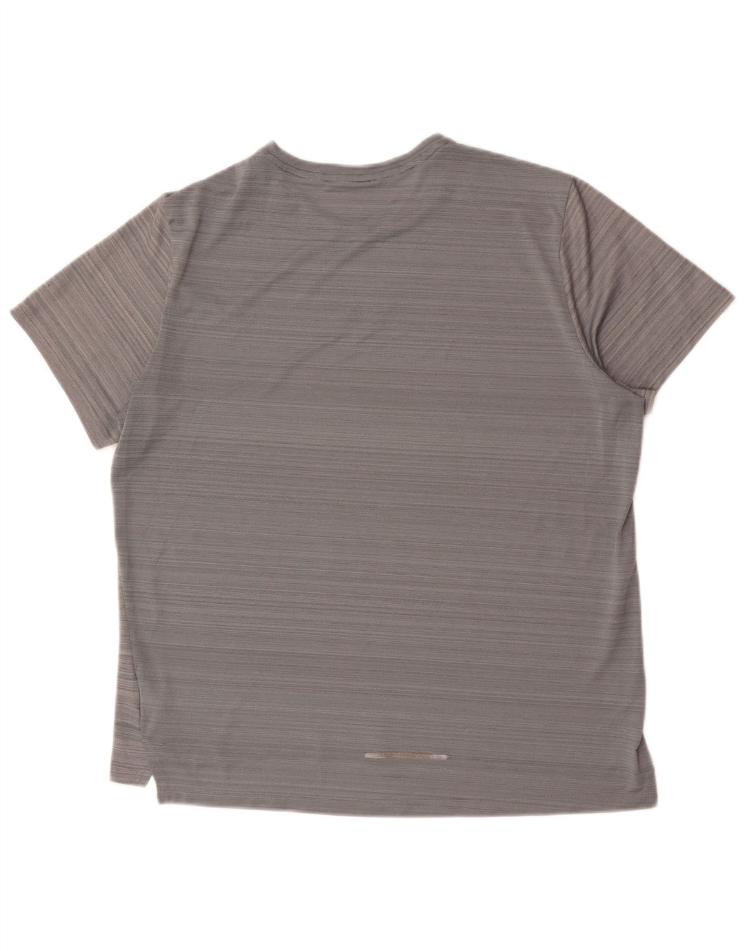Camiseta Nike Masculina Dri Fit Top Grande Cinza Risca de Giz Poliéster