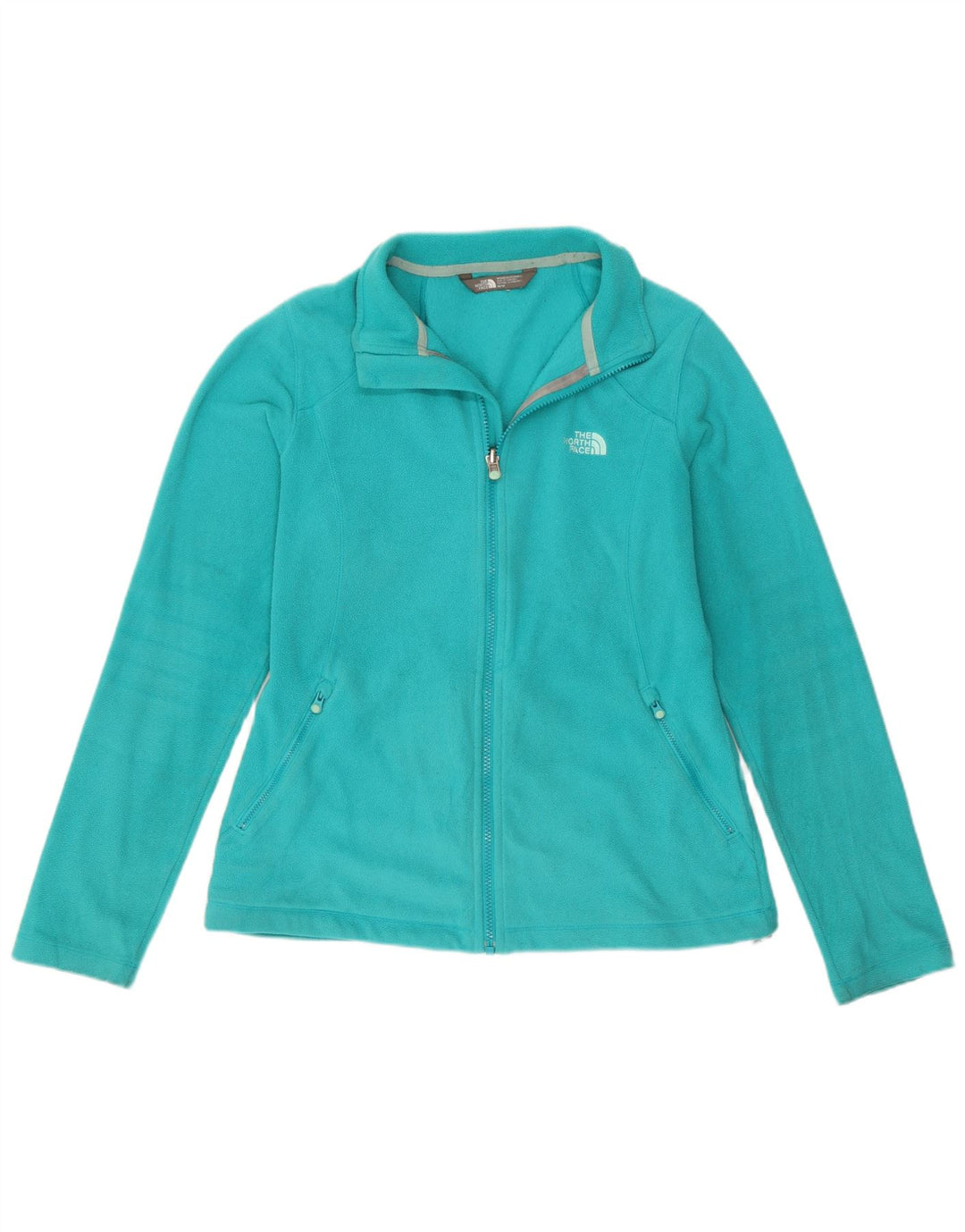 Jaqueta feminina The North Face Liner Fleece UK 14 Médio Turquesa Poliéster