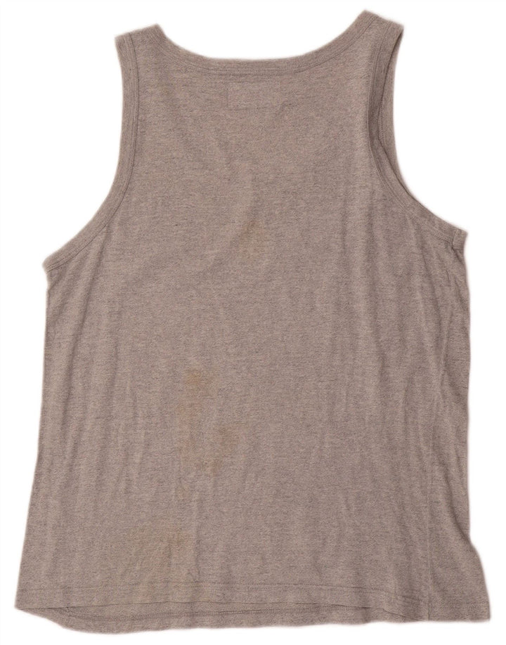 Blusa masculina Brugi de algodão cinza grande