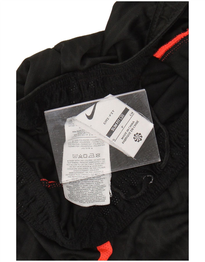 NIKE Masculino Dri Fit Slim Fit Sport Shorts Pequeno Preto Colourblock Poliéster