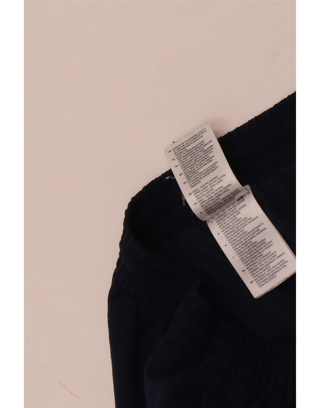 Adidas Mens Treino Calças Joggers Pequeno Poliéster Azul Marinho