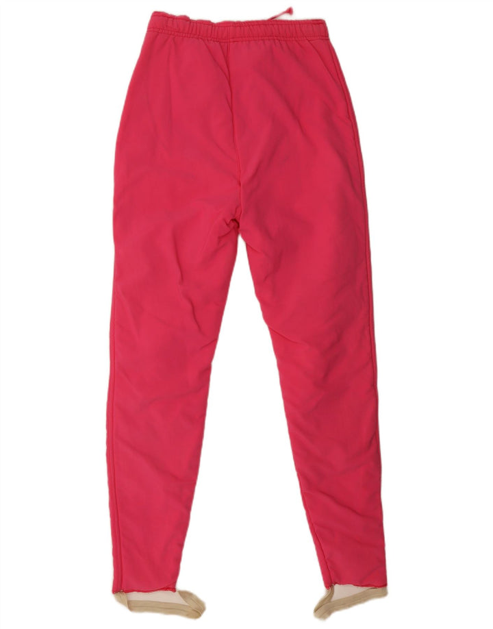 Ellesse Calça feminina de treino com estribo EUA 8 rosa médio