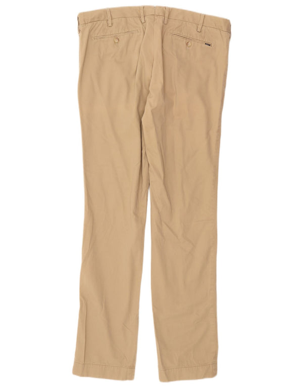 Polo Ralph Lauren Mens Slim Fit Chino Trousers W36 L34 Beige Cotton