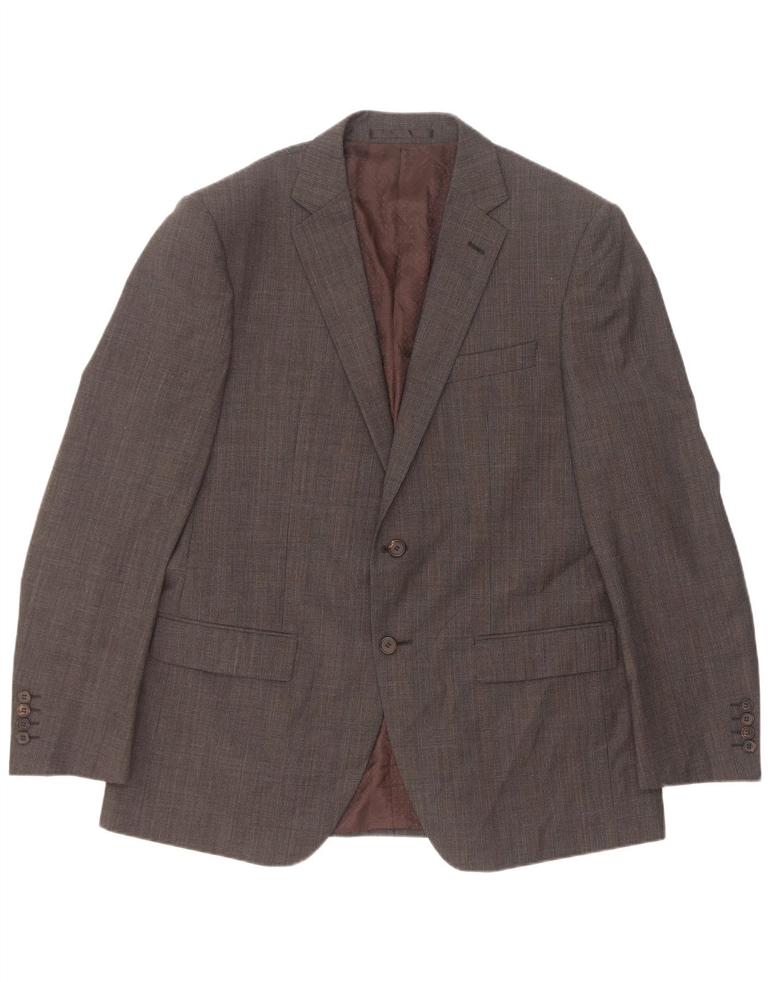 Jaqueta Marks & Spencer masculina Autograph Blazer Reino Unido 42 grande xadrez cinza