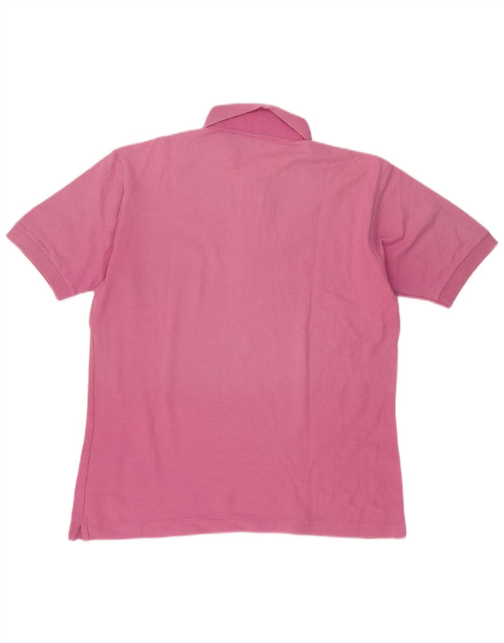 Camisa polo masculina Ellesse grande algodão rosa