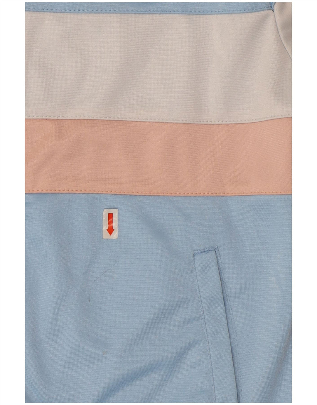 Jaqueta feminina de treino ELLESSE UK 10 poliéster colorblock azul pequeno