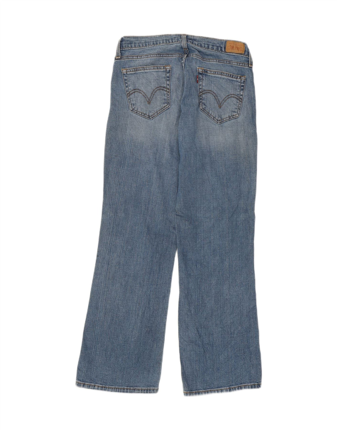 Calça jeans feminina Levi's 529 Curvy Bootcut US 10 grande W30 L29 azul algodão