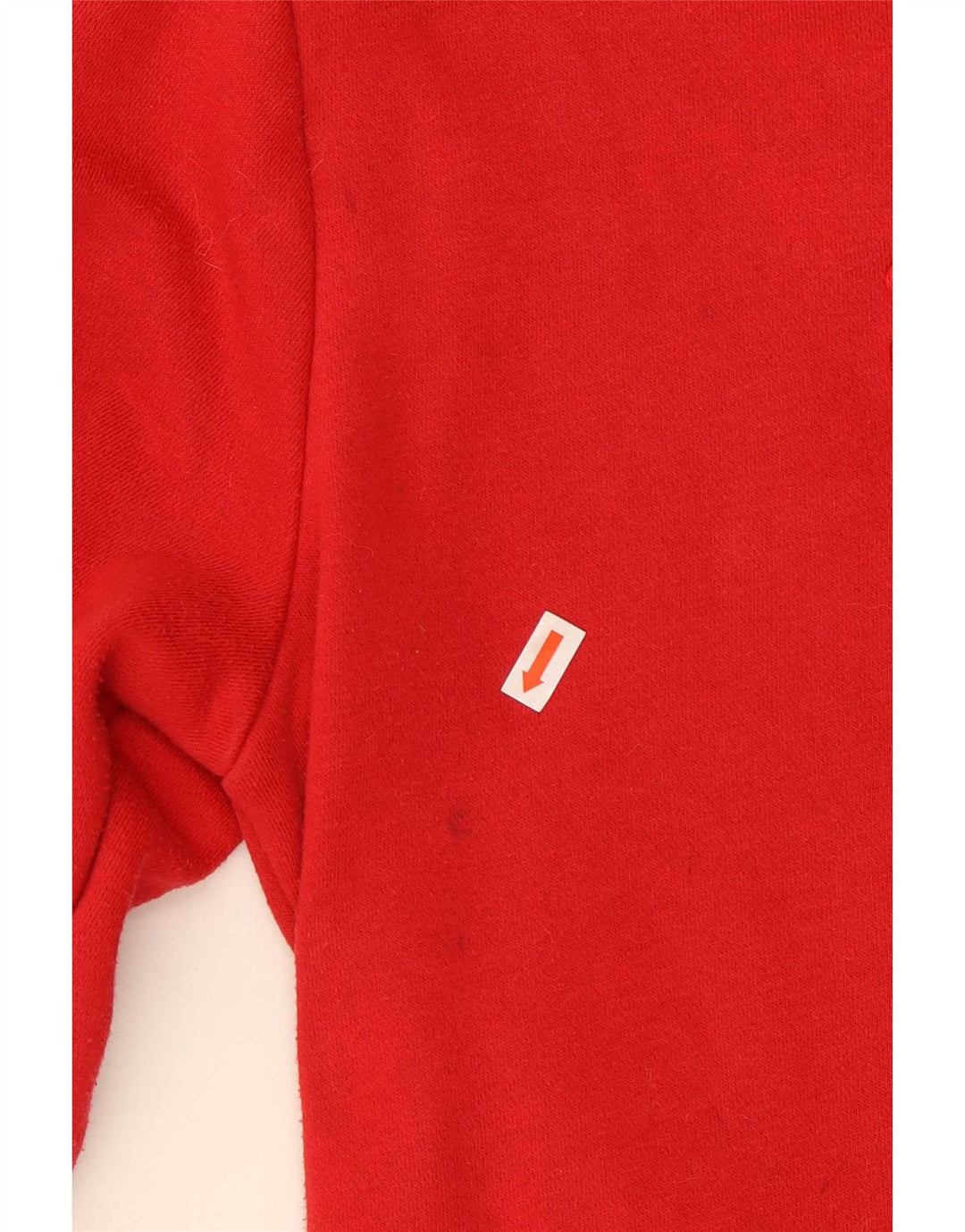 Fila moletom gráfico feminino jumper UK 10 pequeno algodão vermelho