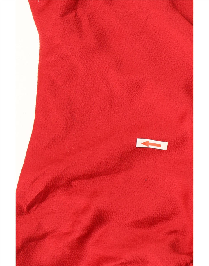 Vestido feminino Michael Kors de um ombro US 2 XS poliéster vermelho