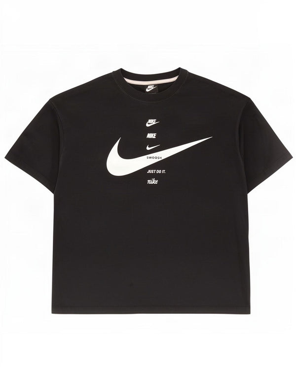Camiseta Nike masculina gráfica Top XL algodão preto