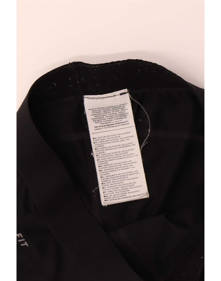 Leggings Nike Dri Fit Graphic Capri UK 8 Pequeno Poliéster Preto