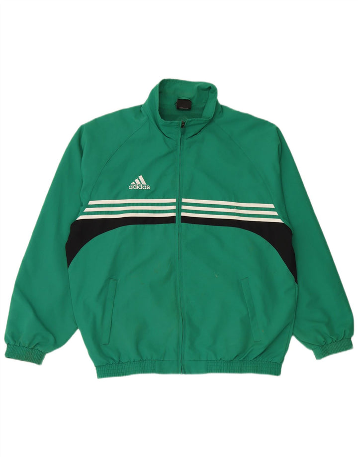 ADIDAS Mens Tracksuit Top Jacket UK 42/44 Grande Verde Colourblock