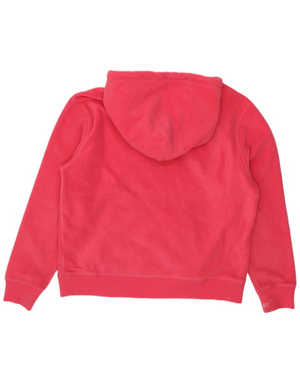Suéter Tommy Hilfiger feminino de lã com capuz e ajuste solto Reino Unido 14 médio rosa
