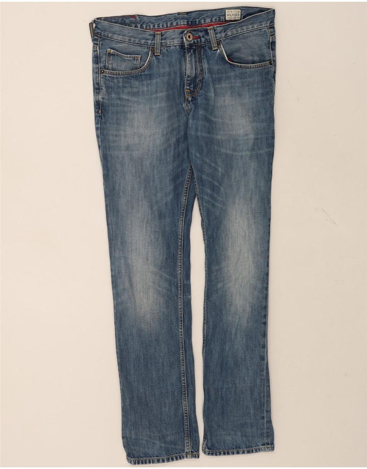 Jeans retos masculinos Tommy Hilfiger W33 L32 azul
