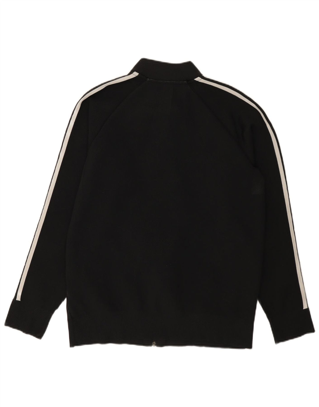 ADIDAS Mens Tracksuit Top Jacket Médio Preto Poliéster