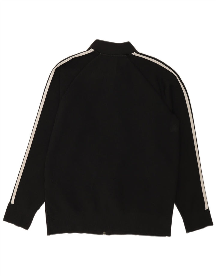 ADIDAS Mens Tracksuit Top Jacket Médio Preto Poliéster